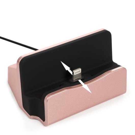 Base di Ricarica Dam Electronics per iPhone Lightning 8 pin con Cavo USB