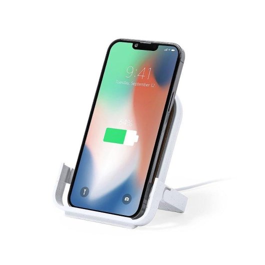 Caricatore Wireless Dam Electronics Nature Bambù 10W Ricarica Veloce