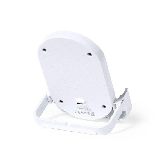 Caricatore Wireless Dam Electronics Nature Bambù 10W Ricarica Veloce