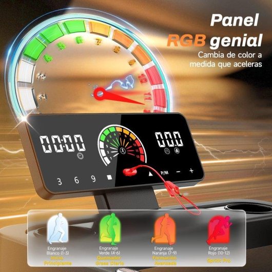 Cinta de correr plegable HomeFitnessCode 3 HP inclinación 10% velocidad 12 km/h
