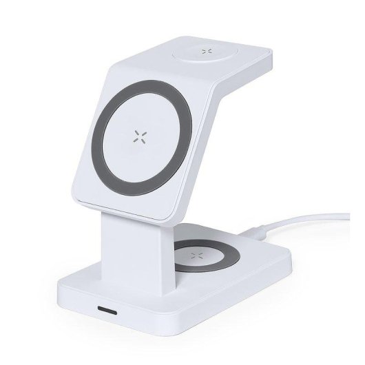 Caricatore Wireless Dam Electronics 3 in 1 Magnetico 15W Magsafe