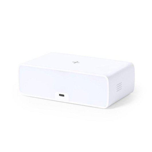 Multifunktionswecker Ladegerät Dam Electronics 10W Schnellladen 36 LED Licht regelbar USB-C