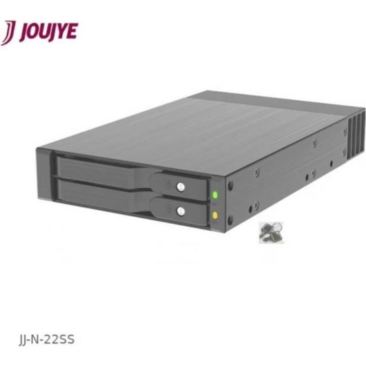 Boîtier Joujye JJ-N-22SS Aluminium 2 baies 2,5" SATA Hot-Swap