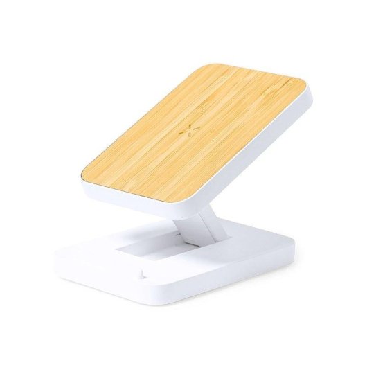 Caricatore Nature Bambù Dam Electronics 15W Pieghevole Ricarica Rapida