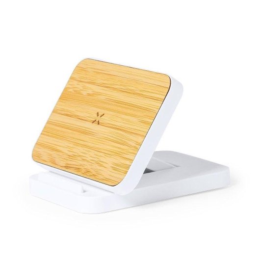 Caricatore Nature Bambù Dam Electronics 15W Pieghevole Ricarica Rapida