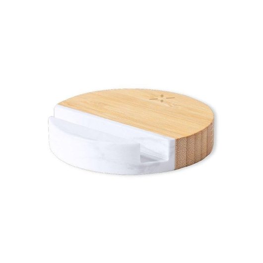 Supporto Caricatore Organico Bamboo Marmo 15W