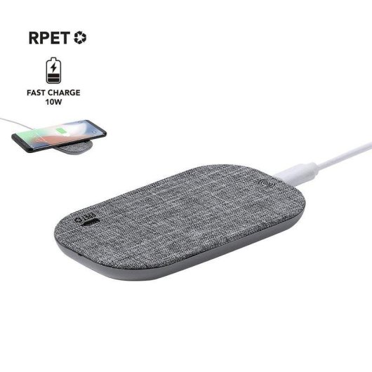 Caricatore Wireless Dam Electronics 10W RPET
