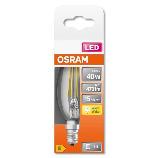 Lámpara LED Osram STAR E14 4 W 470 lm blanco cálido 2700 K