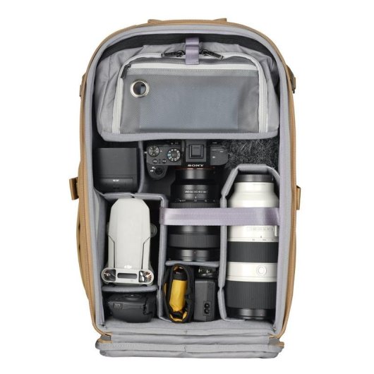 Kamerarucksack Vanguard Veo Metro B25L BG 25L Braun