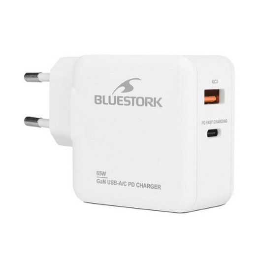 Chargeur Bluestork 65W USB-C GaN Detachable
