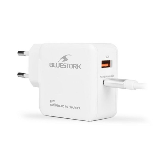 Chargeur Bluestork 65W USB-C GaN Detachable