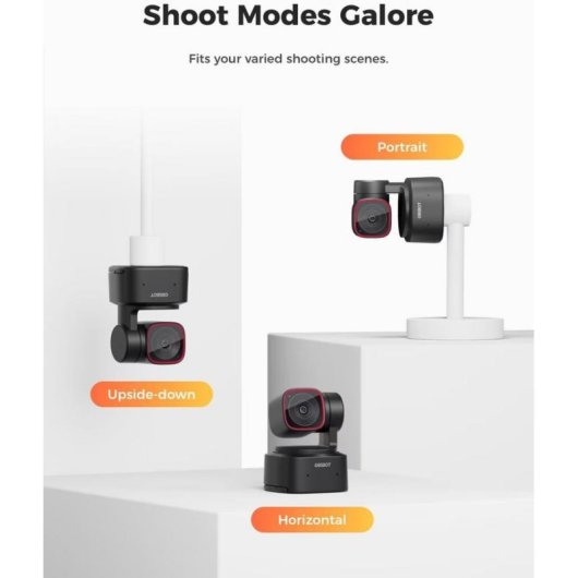 Webcam Obsbot Tiny 2 Lite 4K 8 MP PTZ IA USB Noir