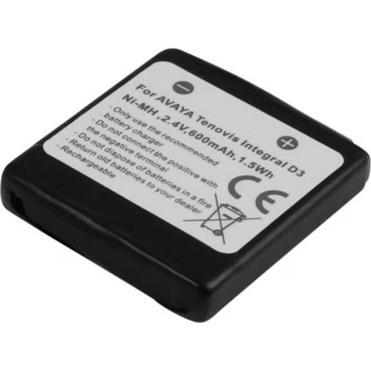 Batterie Avizar NiMH 600 mAh pour Avaya D3 Mobile