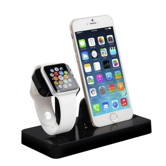 Base de carga Dam Electronics Lightning para iPhone y Apple Watch
