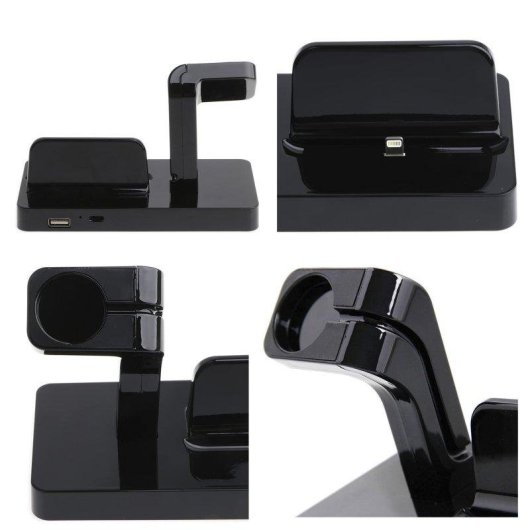 Base de carga Dam Electronics Lightning para iPhone y Apple Watch