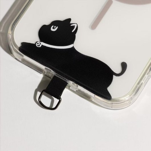 Suporte Lanyard TFO Preto e Branco para Telemovel
