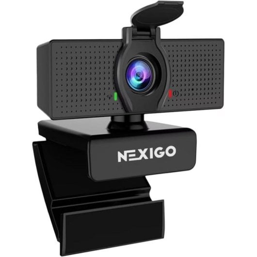Webcam NexiGo Full HD 1080p USB Microphone Antibruit Couvercle Confidentialité