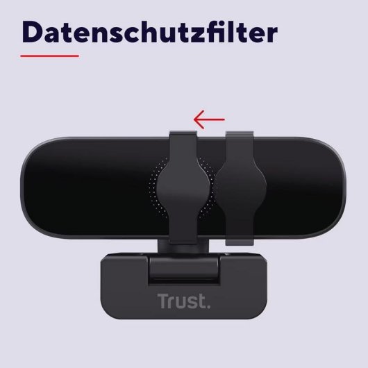 Webcam Trust Oran 1080p Full HD Microphone USB Noir