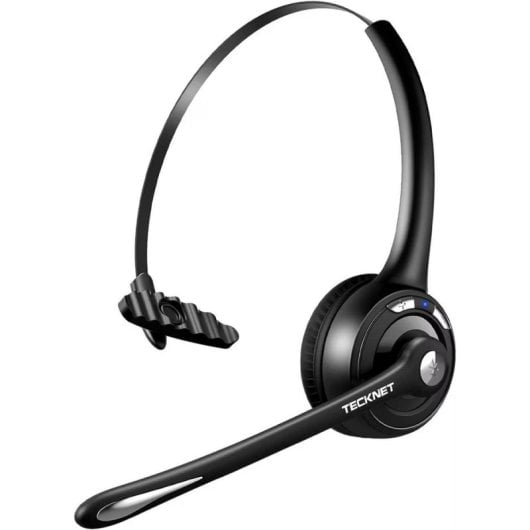 Auriculares Tecknet HS004 inalámbricos Bluetooth 5.2 On Ear con cancelación de ruido y micrófono negro