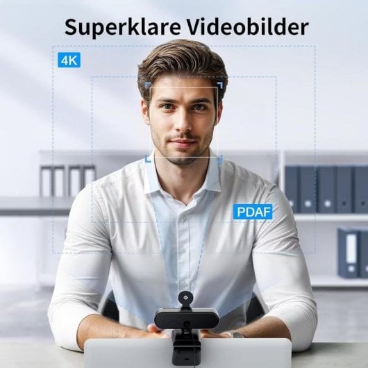 Webcam EMeet Nova 4K Autofocus et Microphone Stereo