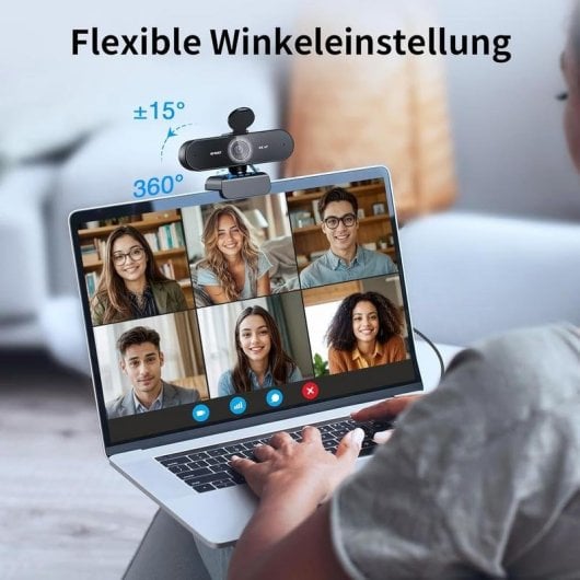 Webcam EMeet Nova 4K Autofocus et Microphone Stereo