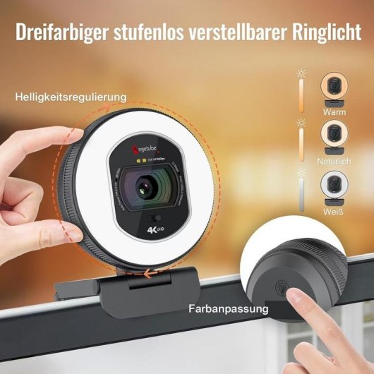Webcam Logitubo 866MAX 4K Autofoco Dual-AI