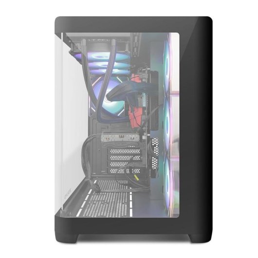 Caja ATX Zolyd Krytera Black Cristal Curvo ARGB 4 Ventiladores USB-C