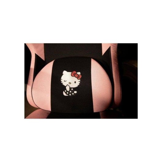 Sedia gaming Konix Hello Kitty con cuscino lombare e poggiapiedi