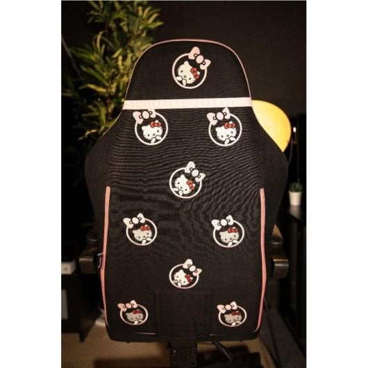 Sedia gaming Konix Hello Kitty con cuscino lombare e poggiapiedi