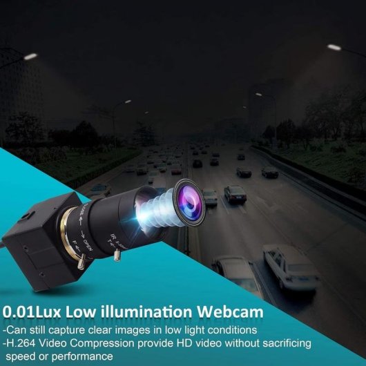 Webcam ELP USB Full HD 1080p Zoom Optique 5-50mm
