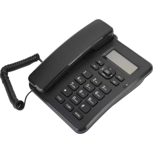 Telefone fixo Avizar TX-9299 preto ecrã LCD mãos livres