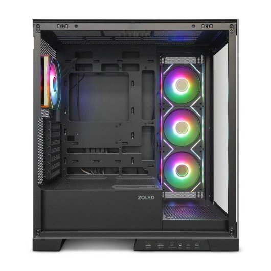Boitier PC ATX Zolyd Vexora Black ARGB 3x120 inclus