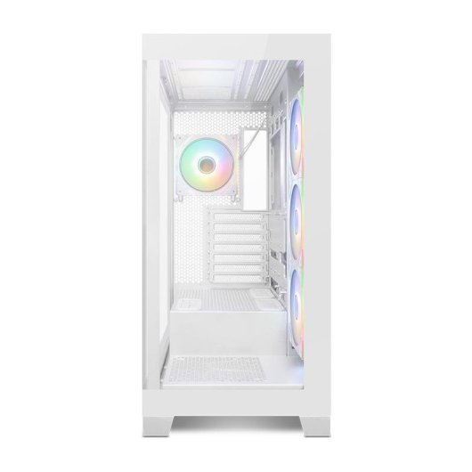 Carcasa ordenador ZOLYD Vexora White ATX con ventilación ARGB y USB-C
