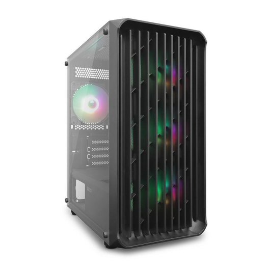 Boîtier PC Zolyd Vyntrix Micro-ATX Verre Trempé ARGB Bois
