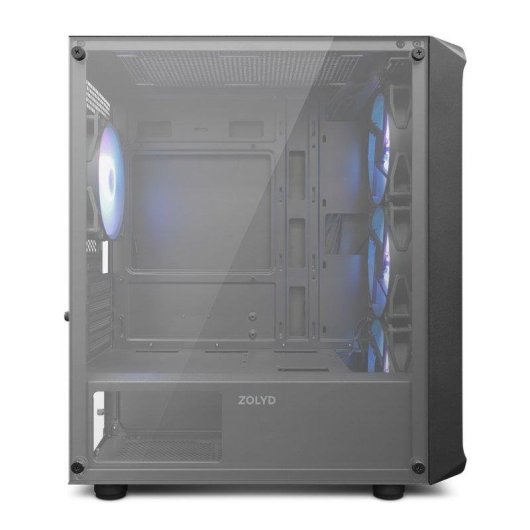 Boîtier PC Zolyd Vyntrix Micro-ATX Verre Trempé ARGB Bois