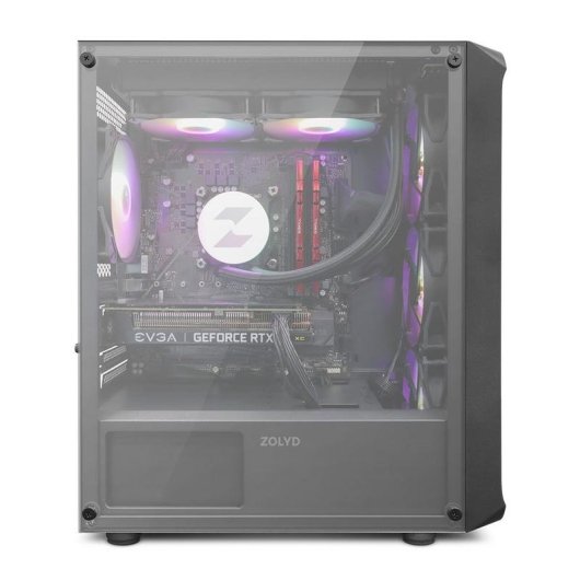 Boîtier PC Zolyd Vyntrix Micro-ATX Verre Trempé ARGB Bois