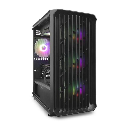 Boîtier PC Zolyd Vyntrix Micro-ATX Verre Trempé ARGB Bois