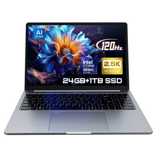 Portátil Ninkear N16 Pro 16" Intel Core Ultra 5 125H 24GB 1TB SSD Arc Windows 11