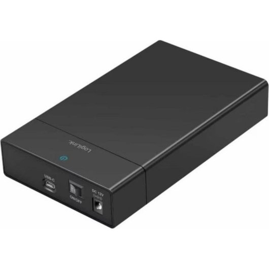 Caja PC LogiLink UA0460 2.5" y 3.5" HDD SSD Plástico Negro con Thunderbolt