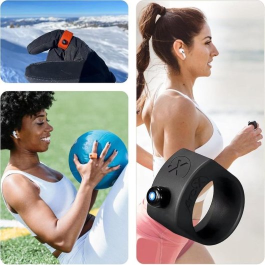 Anello intelligente ArcX Smart Ring Bluetooth IP67 Senza batteria Nero XS-XL