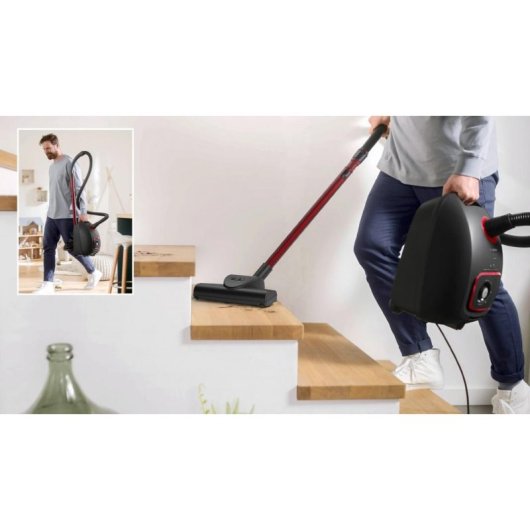 Aspirador com Saco Bosch Série 4 BGL41POW2H 850W HEPA 4L Preto