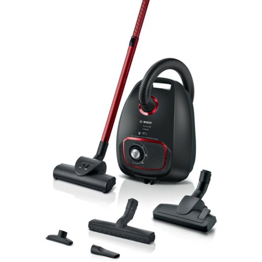 Aspirador com Saco Bosch Série 4 BGL41POW2H 850W HEPA 4L Preto