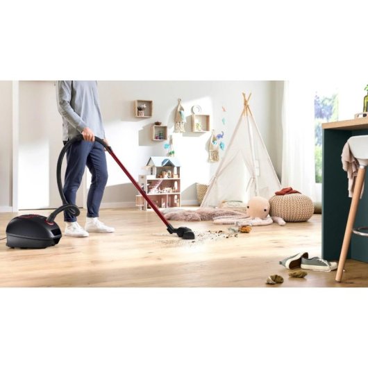 Aspirador com Saco Bosch Série 4 BGL41POW2H 850W HEPA 4L Preto