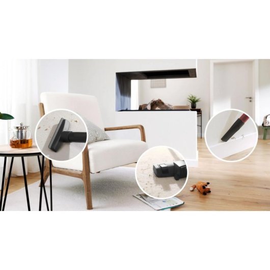 Aspirador com Saco Bosch Série 4 BGL41POW2H 850W HEPA 4L Preto