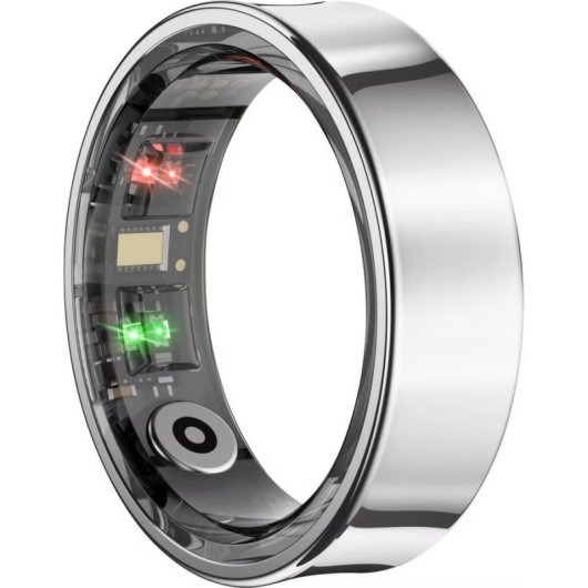 Anillo intelligent Avizar R09 Taille 9 Bluetooth IP68 Autonomie 7 jours iOS/Android Argent