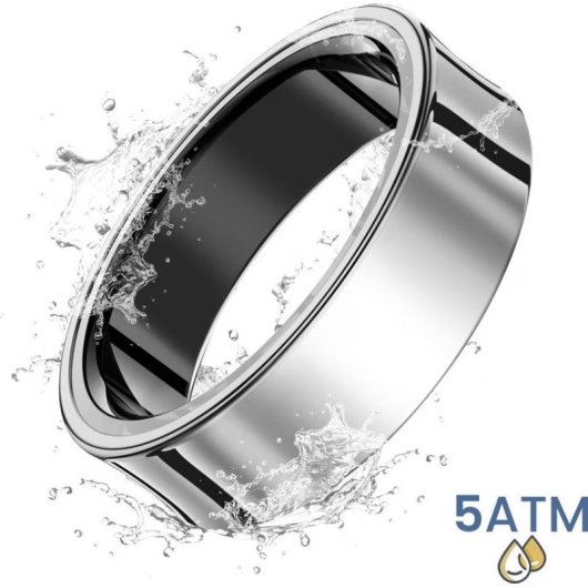 Anillo intelligent Avizar R09 Taille 9 Bluetooth IP68 Autonomie 7 jours iOS/Android Argent