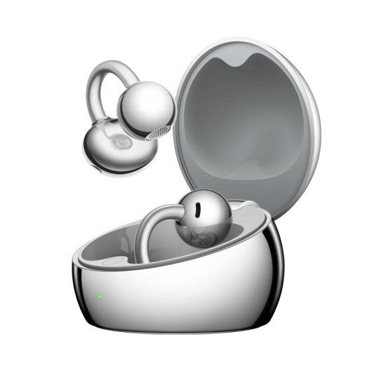 Auriculares Huawei FreeClip 2 S sans fil Bluetooth 6.0, étanches, micro intégré, argent