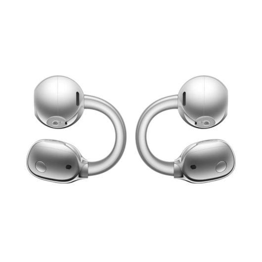 Auriculares Huawei FreeClip 2 S sans fil Bluetooth 6.0, étanches, micro intégré, argent