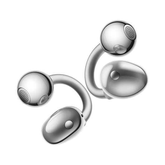 Auriculares Huawei FreeClip 2 S sans fil Bluetooth 6.0, étanches, micro intégré, argent