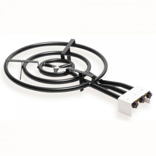 Paella Brenner BRIEBE MOD600 drei Ringe 60 cm emaillierter Stahl Gas Butan